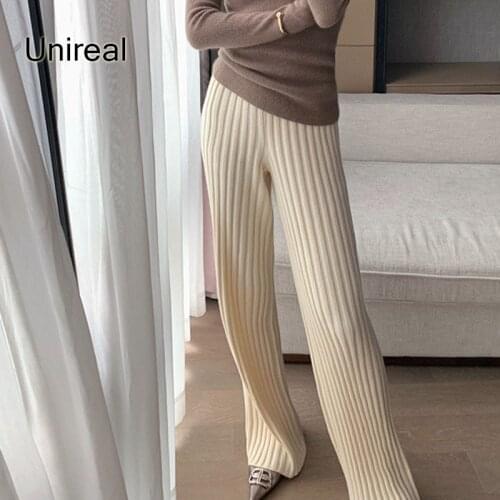 Женские трикотажные брюки Unireal China At AliExpress