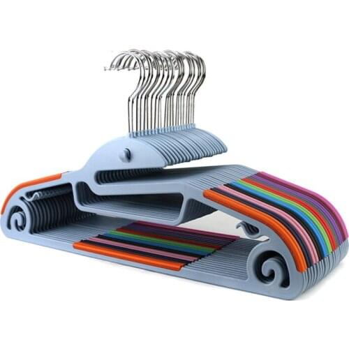 42 cm Big Size Wind Proof Plastic Adults Clothes Hanger Stand Wet Dry Pants Skirt Dress Suit Coat Hanger