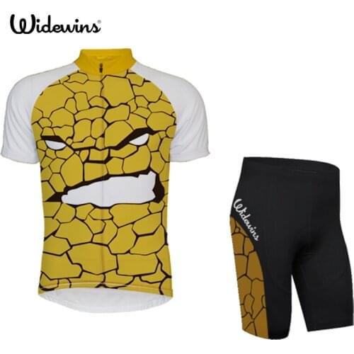 Widewins Breathable Cycling Jersey Set Summer MTB Bicycle Clothing Ropa Ciclista Mountain Bike Clothes Maillot Ciclismo 5288