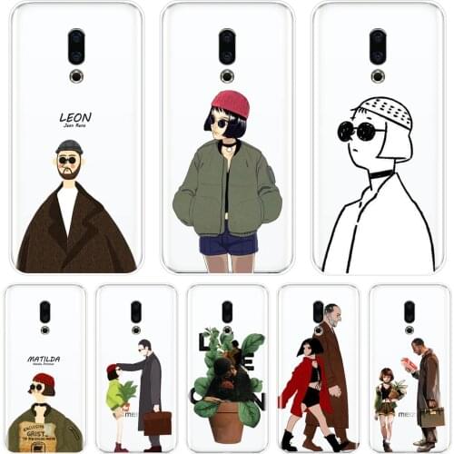 Back Cover For Meizu 16th 16x 15 Lite 16 Plus Leon The Professional Girl Soft Silicone Phone Case For Meizu U10 U20 Pro 6 7 Plus