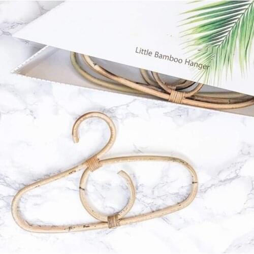 10Pcs Little Rattan Hanger Set-Perfect As A Baby Shower Gift or for Infant, Toddler and ChildrenS Nursery Decor 31X18cm