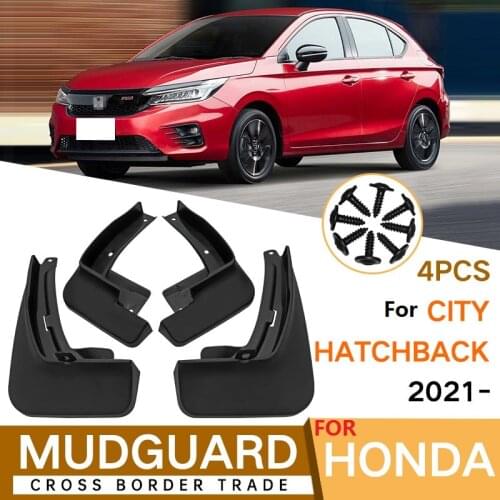 4 PCS Mudflap FOR Honda City Hatchback 2021 Front Rear Car Fender Mud Flaps Guard Splash Flap Mudguards Accessories
