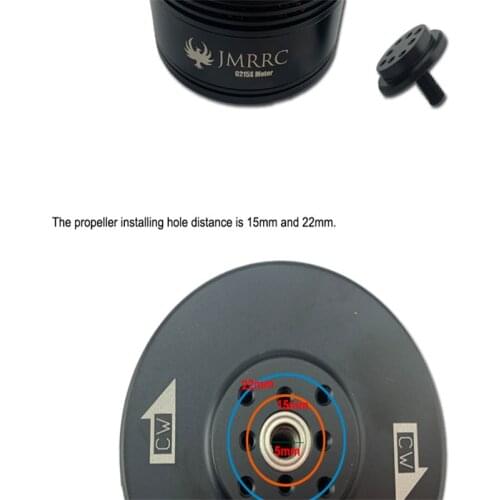 6215 330KV brushless motor CW counterclockwise agricultural drone 6215 motor multi-axis RC Outrunner motor