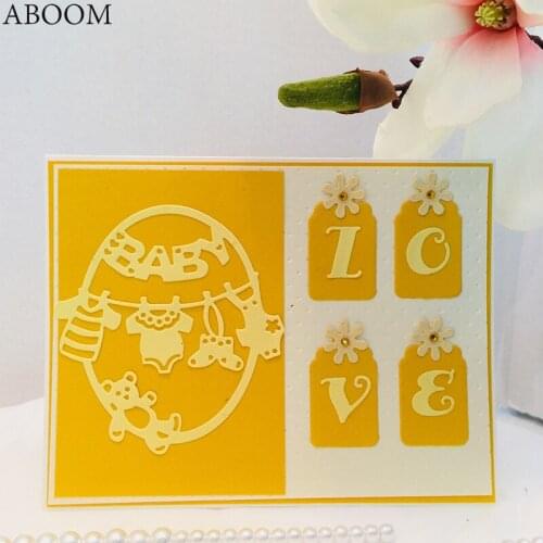 ABOOM 85*92MM Funny Clothes Rack Metal Cutting Dies Stencils For DIY Scrapbooking Photo Album Decoration Embossing DIY Mold