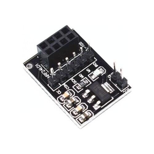 A42 10pcs New Socket Adapter plate Board for 8Pin NRF24L01 Wireless Transceive module 51