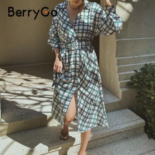 Летние платья с разрезом BerryGo China At AliExpress