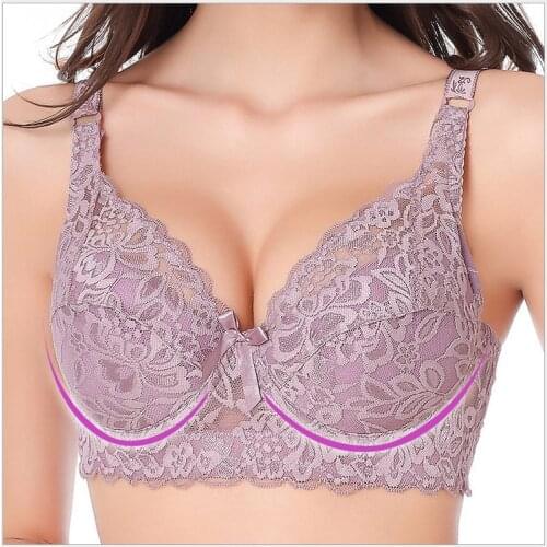 Women deep V push up bras plus size 46D 46C 46B 44d 44C 44B 95D 95C 95B 90D 90C 90B 85D 85C 85B 80D 80C 75D 75C cup bra C3306