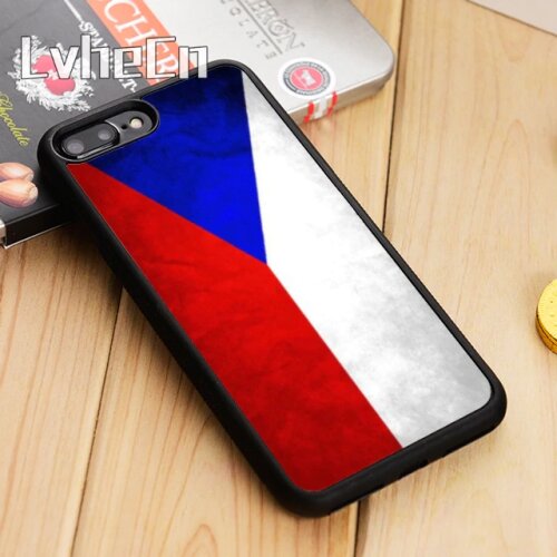 LvheCn Czech Republic Grungy Flag Phone Case For iPhone 5 6s 7 8 plus 11 12 Pro X XR XS Max Samsung Galaxy S6 S7 edge S8 S9