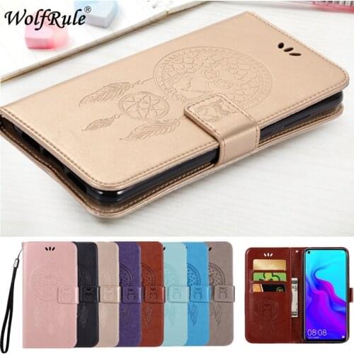 Wolfrule Cover For Huawei Nova 4 Case Owl Flip Wallet Leather Cover For Huawei Nova 4 Luxury Phone Bag Case For Huawei Nova 4