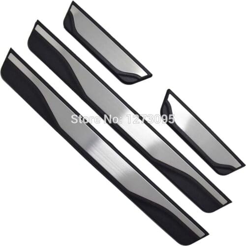 For 2014-2016 2017 2018 Mazda 6 3 Car Door Sill Scuff Plate Welcome Pedal Protector Pedal Step Cover Stainless Car Accessories