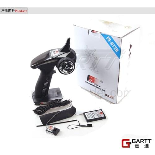Freeshipping Flysky FS GT2B FS-GT2B 2.4G 3CH Gun Controller Transmitter Receiver TX Battery USB Cable For RC Car Boat