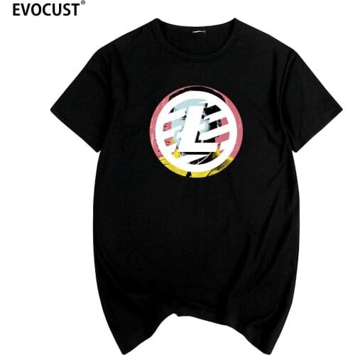 Litecoin Bitcoin Ripple Ethereum Dash Monero Cryptocurrency T-shirt Cotton Men T shirt New TEE TSHIRT Womens Design Summer