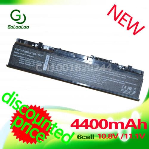Golooloo 4400MaH Battery 312-0701 312-0702 A2990667 KM958 WU946 KM965 MT264 for Dell Studio 1536 1537 1555 1557 1558 PP33L PP39L