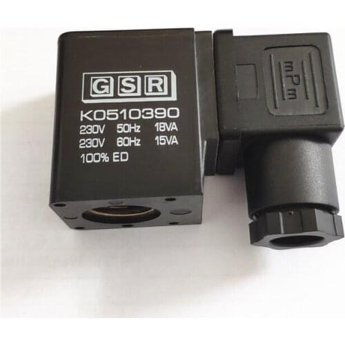 GSR solenoid valve coil K0510390 230V 50Hz/18VA 60Hz/15VA