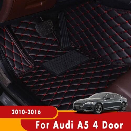 Carpets For Audi A5 4 Door 2016 2015 2014 2013 2012 2011 2010 Car Floor Mats Dash Foot Rugs Custom Interior Accessories