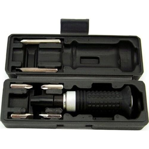 7pcs/ Chrome-vanadium Steel Multi-purpose Impact Screwdriver Set Hand Impact Driver Set With Non-Slip Handle