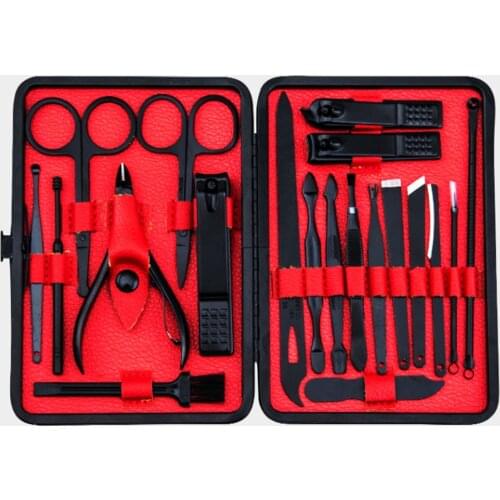 1 Set Professional Nail cutter Pedicure Scissors Set Stainless Steel Eagle Hook Portable Manicure Nail Clipper Tool Set