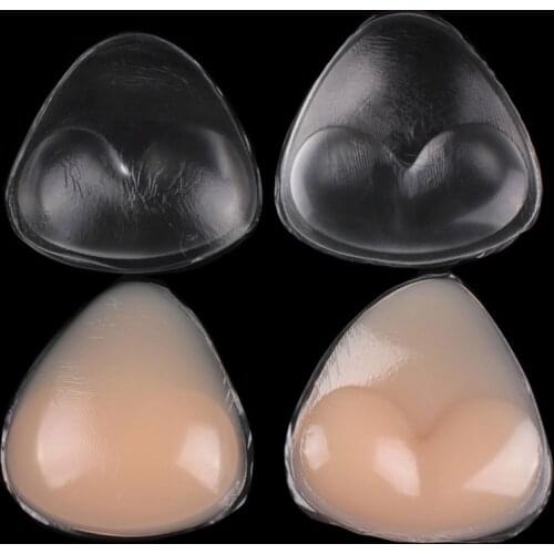 1 Pair Womens Breast Push Up Pad Silicone Bra Underwear Pad Nipple Cover Stickers Patch Bikini Insert Swimsuit Accessories A