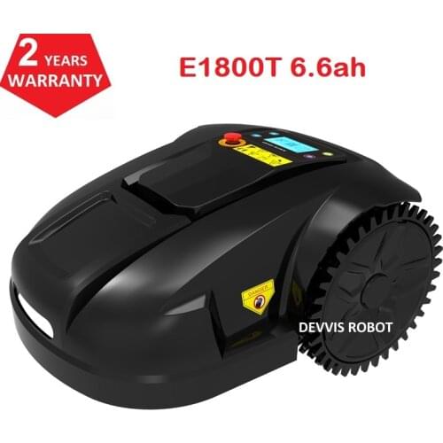 Smartphone WIFI APP Control GYROSCOPE Function Robot Automatic Lawn Mower E1800T With Extra 100 Meters Wire and 100pcs Peg
