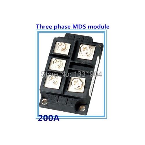 200A three phase Bridge Rectifier Module MDS 200 welding type used for input rectifying power supply and so on