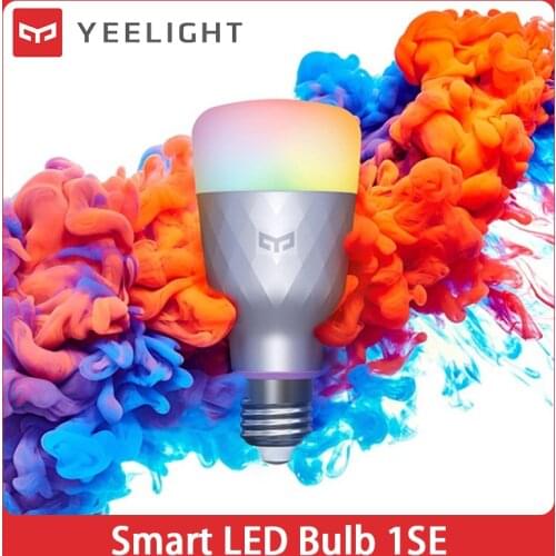 Yeelight Smart LED Bulb 1SE E27 RGBW Colorful Light Dimmable Lamp App Voice Control WIFI Remote Control Work with Mi Home Alexa