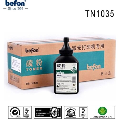 Befon Refilled Toner Powder Compatible for TN1035 TN 1035 TN2230 2215 2225 2275 2240 2080 2260 TN450 TN420 450 420 Cartridge