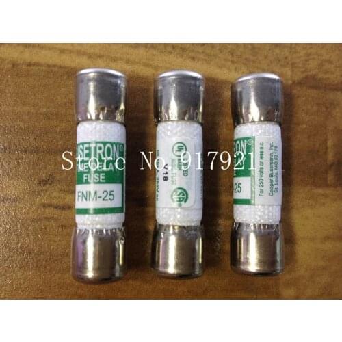 [ZOB] The United States Bussmann FUSETRON FNM-25 250V BUSS 10x38 original import fuse tube --10PCS/LOT