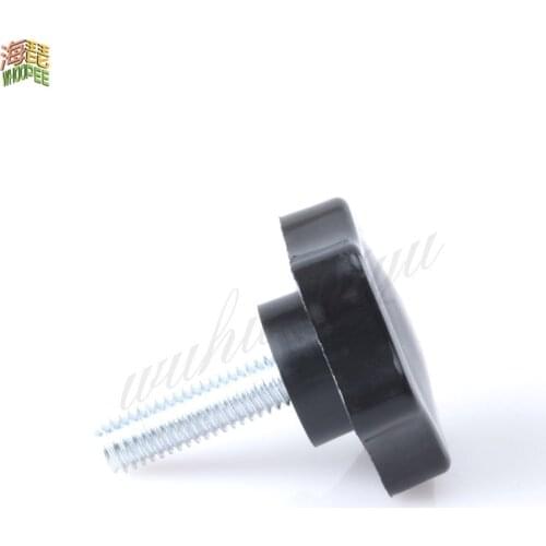 1Pcs M8 M10*16/20/25/30/35/40/50/60-100mm bakelite hand tighten the screw plastic five-pointed star Star grip handle head screw