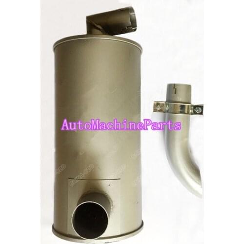 4255658 Muffler for Hitachi Excavator EX120-2 EX120-3 Engine 4BG1