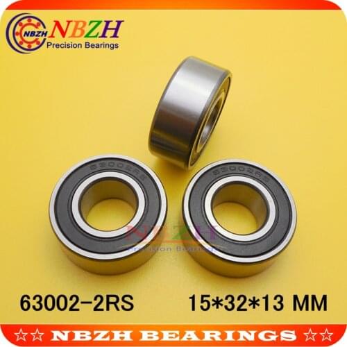 63002-2RS Non-standard Ball Bearings 15*32*13 mm ABEC-3 153213 Bearing 63002RS 63002 2RS
