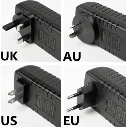 12v Adaptador De Alimentação AC 110v 220v fonte De Alimentação Comutação 1A 2A 3A 4A 6A Para Tiras Led Luzes EU/AU/UK/US plug ca