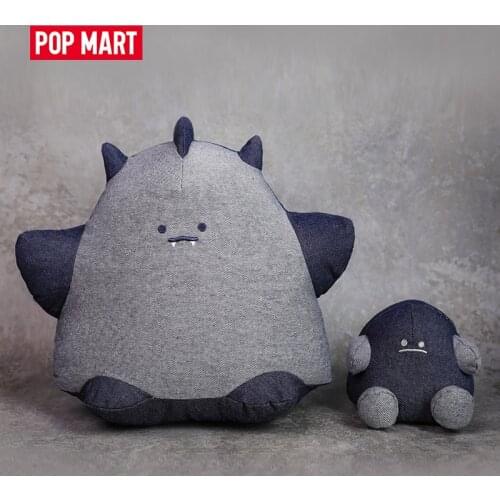 POP MART ROAR YUKI Bicolor Denim Plush Toys Figure for Collection Free Shipping