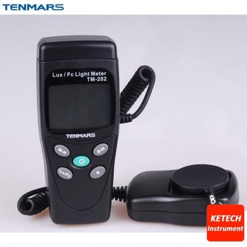 Digital LED Light Meter Luminometer Lux Meter TM202