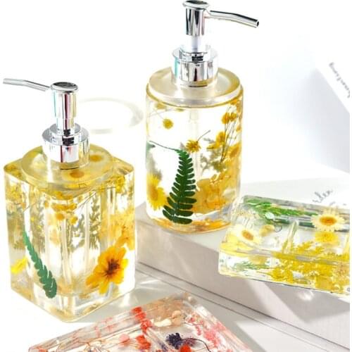 DIY Perfume Bottle Storage Jar Jewelry Container Silicone Molds Bottle Casting Molds Crystal Epoxy Resin Moulds