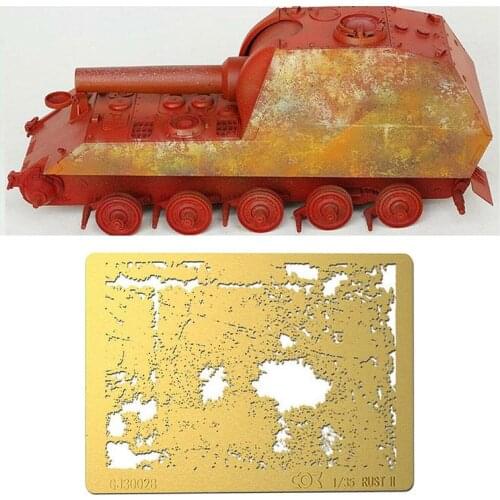 DIY Model Coloring Stencil Template Leaky Spray Plate Simulation Tank Car Camouflage Painting Tools
