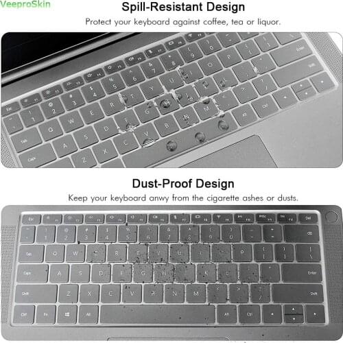 For Huawei Matebook 13 2021 2020 2019 13" 2K Touch Keyboard Cover Skin Keyboard Cover Skin For Huawei Matebook 13 Signature Edn