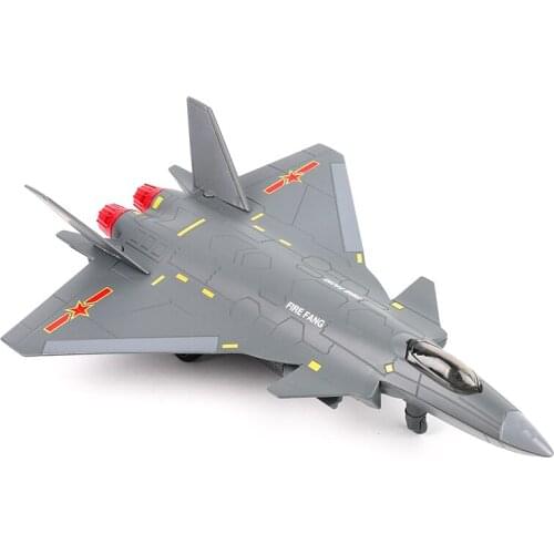 Hot Chinese J-20 military fighter alloy model,simulation die-cast sound and light pull back childrens toy model,free shipping