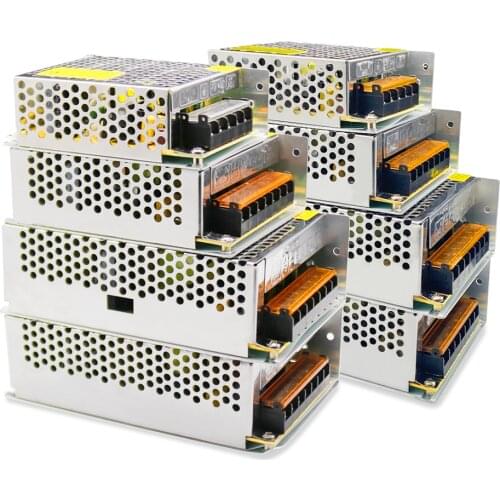 DC 12V 24V Power Supply For LED Strip Light AC 100-240V Lighting Transformer Adapter Converter 50/60Hz 60W 120W 150W 200W