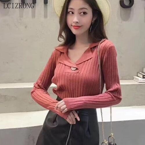 LCIZRONG Women's V-Neck Pullovers