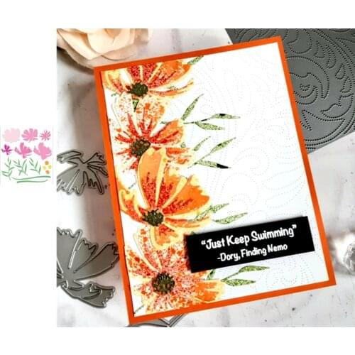 Flower Stickers Metal Die Cutting 2021 New Diy Die Molds Scrapbooking Paper Making Cuts Crafts Big Die