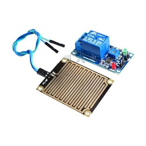 12v Raindrops Controller Module Rain Sensor Relay Module For Arduino Foliar Moisture M35 Monitor Weather