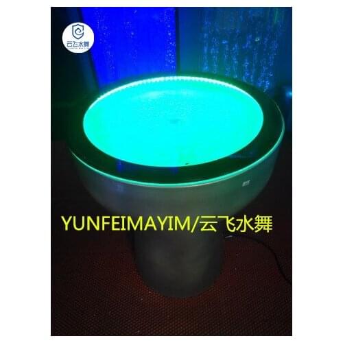 Customized:water dance bubble table,color-changing LED lights,entertainment bubble table,water dance screen,acrylic screen