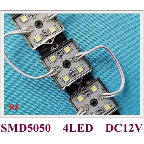 LED light module 5050 LED module light waterproof LED lighting module for channel letter DC12V 4 led 0.96W