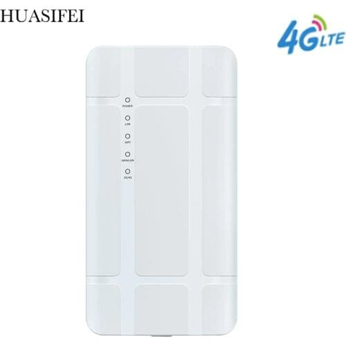 Waterproof outdoor 4G LTE wireless CPE 12V 802.11n / g / b 300Mbps WAN lan wireless bridge with SIM card slot access point