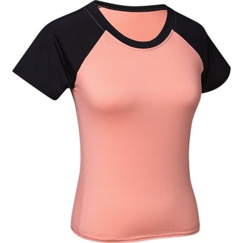 Women Yoga Shirt Fitness Workout Jersey Short T-shirt Sprots Tops Seamless Sport T Shirt Gym Running Vest Crop Tank Gym Top