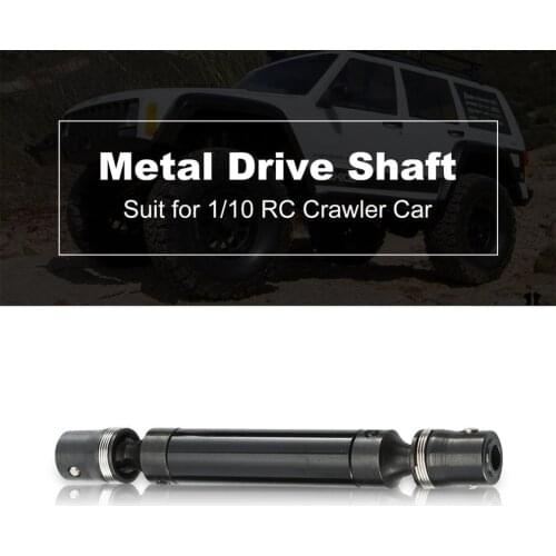1PCS Black Red Metal Drive Shaft for 1/10 RC Crawler Car Traxxas TRX4 Axial SCX10 90046 D90 TF2 RC Car Part