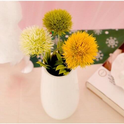 1pc Multicolor Simulation Dandelion Artificial Flowers Fake Plants DIY Home Wedding Party Decoration Bride Hold Bouquet Flower