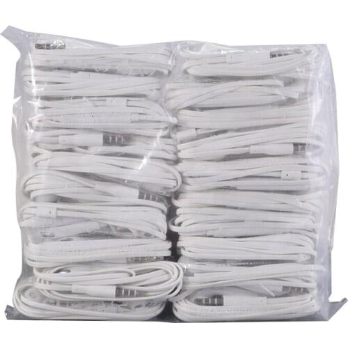 100 pcs/lot S6 Earbuds New with Mic 3.5mm high quality Earphone for Samsung Galaxy S6 for s7 Edge s8 Earphones