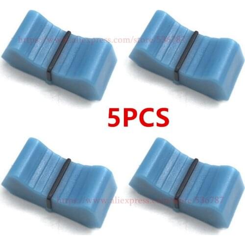 5PCS Slider Fader Knobs blue color fader knob FOR ALLEN & HEATH XONE 1D 2D 3D 4D 32 62 464 S2 replacement