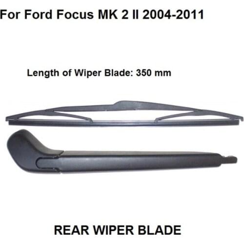 Car Styling 350mm For Ford Focus MK II 2004-2011 Hatchback Rear Wiper Arm & Blade Set New Car Accessories